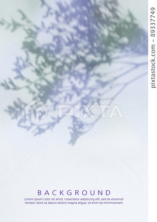 Dreamy plant silhouette and blank space Dreamy plant silhouette and blank space 89337749