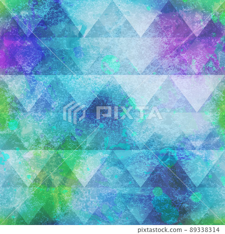 Grunge triangle seamless pattern. 89338314