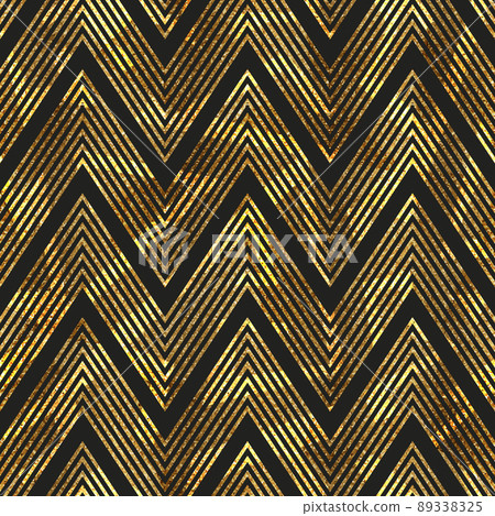 Gold zigzag stripes pattern. Gold zigzag stripes pattern. 89338325