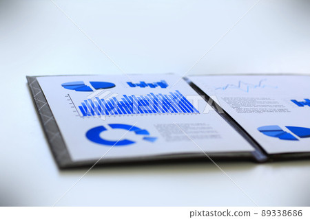 business report with the financial and marketing schedules in the working directory of the businessman business report with the financial and marketing schedules in the working directory of the businessman 89338686