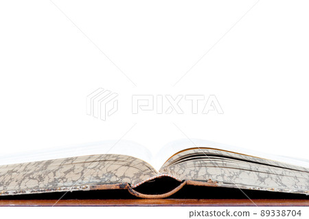 Open old book - a fount of knowledge 89338704
