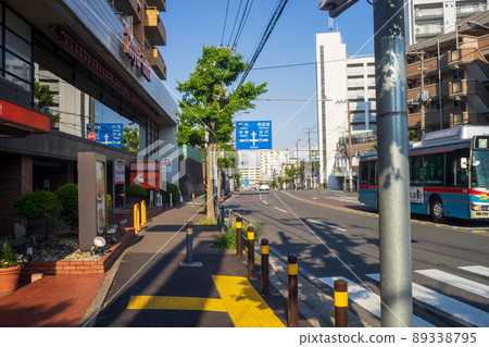 從橫濱市道2號線前方看國道16號線方向 89338795