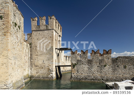 Sirmione castle, Lake Garda, Lombardy region, Italy 89339536