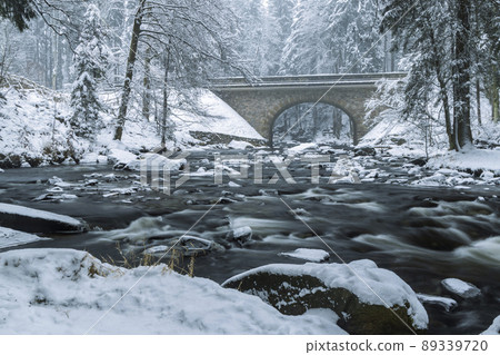 Divoka Orlice river in Zemska brana, Orlicke mountains, Eastern Bohemia, Czech Republic Divoka Orlice river in Zemska brana, Orlicke mountains, Eastern Bohemia, Czech Republic 89339720