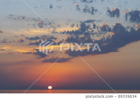 Sunset in Rodi Garganico, National park Gargano, Apulia, Italy 89339834