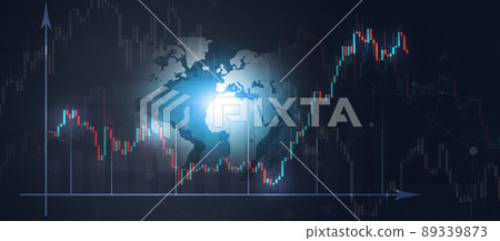 finance market trading chart background finance market trading chart background 89339873