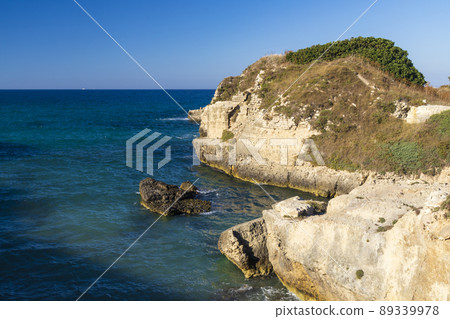 Roca Vecchia, Archaeological site near Torre di Roca Vecchia, Apulia, Italy Roca Vecchia, Archaeological site near Torre di Roca Vecchia, Apulia, Italy 89339978