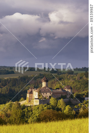 Sovinec castle in Nizky Jesenik, Northern Moravia, Czech republic 89339987