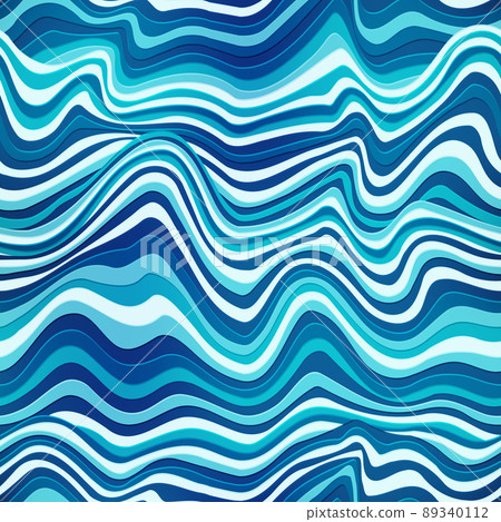 Wave seamless pattern. Wave seamless pattern. 89340112