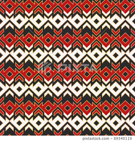 Retro geometric pattern. Retro geometric pattern. 89340119