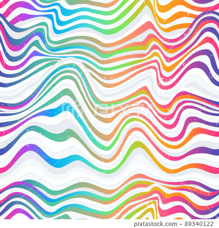 Rainbow color wave seamless pattern. Rainbow color wave seamless pattern. 89340122