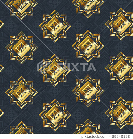 Gold cloth seamless pattern. Gold cloth seamless pattern. 89340138
