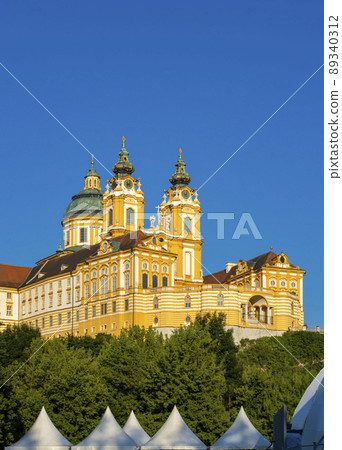 Monastery Melk in north Austria Monastery Melk in north Austria 89340312