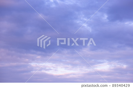 High Resolution Sky background with clouds for sky replacement 89340429