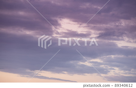 High Resolution Sky background with clouds for sky replacement 89340612