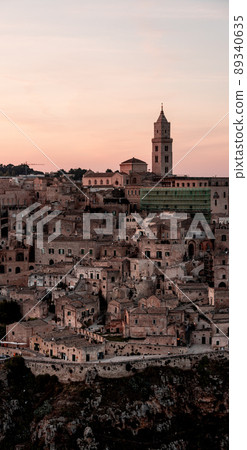 City of Matera Italy at sunset City of Matera Italy at sunset 89340635