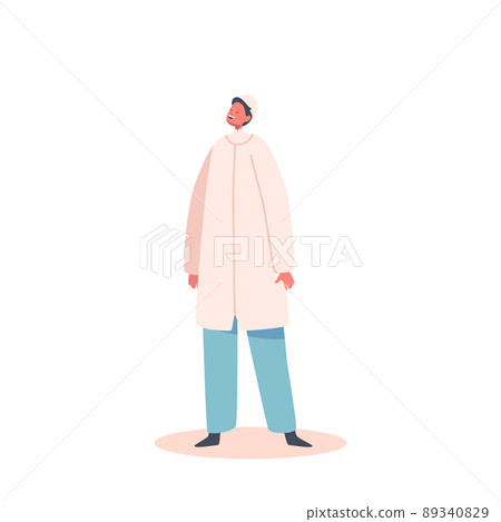 Islamic Smiling Kid, Arab Boy Wear Traditional Muslim Clothes Isolated on White Background. Preteen Child Male Character Islamic Smiling Kid, Arab Boy Wear Traditional Muslim Clothes Isolated on White Background. Preteen Child Male Character 89340829