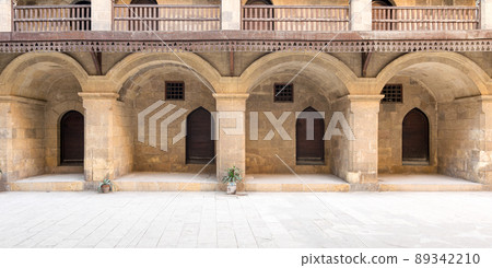 Facade of the ground floor of caravansary (Wikala) of Bazaraa Facade of the ground floor of caravansary (Wikala) of Bazaraa 89342210