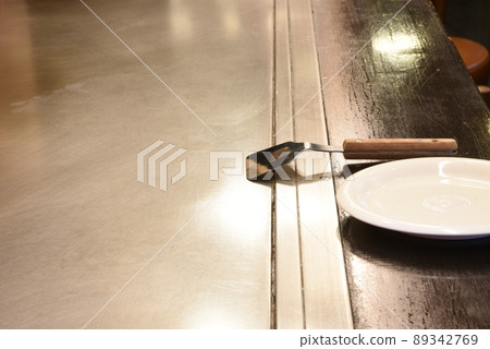 Teppanyaki teppanyaki okonomiyaki counter 89342769