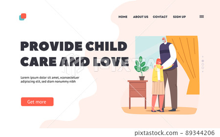 Grandparent Support Landing Page Template. Grandpa Comforting Granddaughter, Grandfather Hug Girl, Happy Family Love Grandparent Support Landing Page Template. Grandpa Comforting Granddaughter, Grandfather Hug Girl, Happy Family Love 89344206