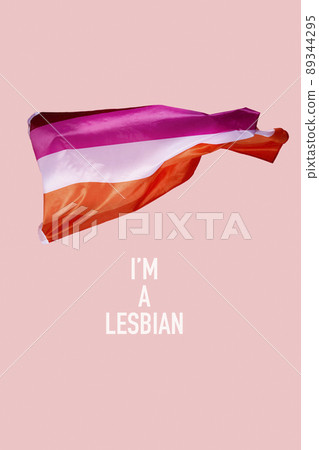 lesbian pride flag and text I am a lesbian lesbian pride flag and text I am a lesbian 89344295