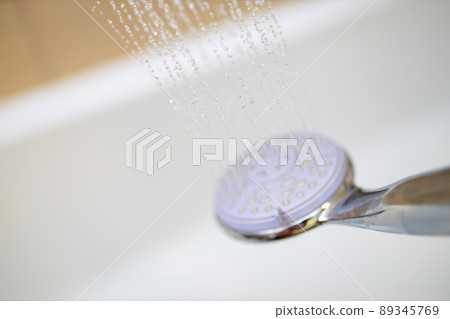 shower bath white bath tub indoor white background shower bath white bath tub indoor white background 89345769