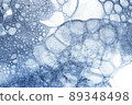 Bubble foam ink print, Abstract cosmic backround, space texture 89348498