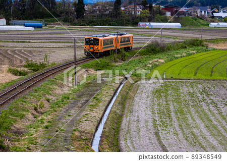 殘花與津輕鐵道 89348549