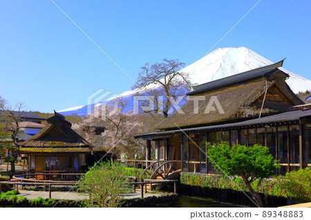 Sakura in Oshino Hakkai, Yamanashi Prefecture 89348883