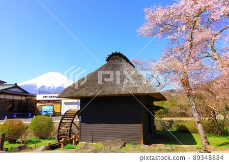 Sakura in Oshino Hakkai, Yamanashi Prefecture 89348884