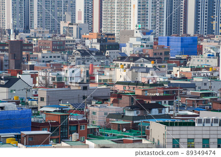 韓國京畿道安養市街景 89349474