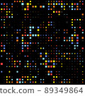 Mosaic seamless dark pixel vector background  89349864