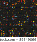Mosaic seamless dark pixel vector background  89349866