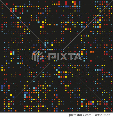 Mosaic seamless dark pixel vector background Mosaic seamless dark pixel vector background 89349866