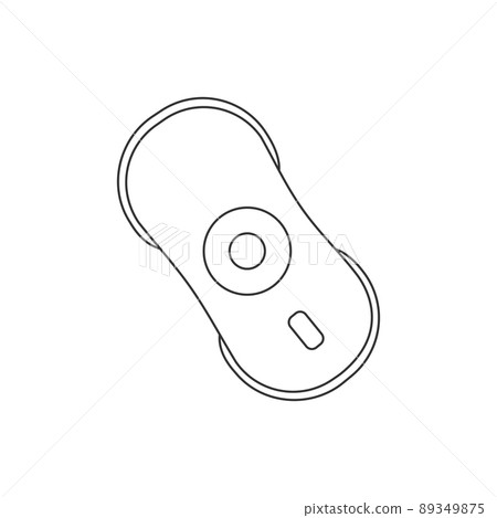 Window cleaning robot line icon vector. Window cleaning robot line icon vector. 89349875