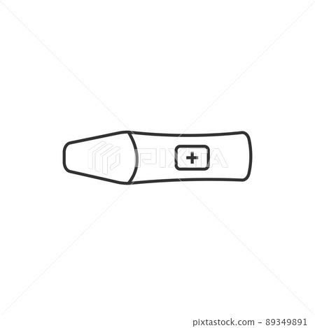 Pregnancy test outline vector icon Pregnancy test outline vector icon 89349891