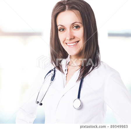 Portrait of a young medical worker with beautiful smile on your face Portrait of a young medical worker with beautiful smile on your face 89349983