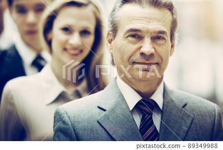 businessman and successful business team at the office looking 89349988