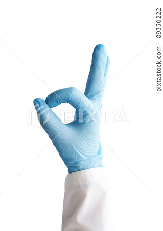 Medical glove. Surgery doctor hand. Medicine healthcare operation equipment Medical glove. Surgery doctor hand. Medicine healthcare operation equipment 89350222