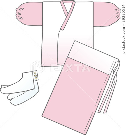 Skin 襦 袢 / Tabi Vector Illustration (Items for Shichigosan Girls) 89350514