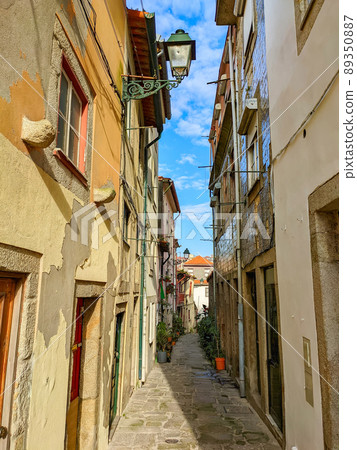Narrow street oldtown Porto travel 89350887