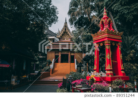 Wat Phra Kaew temple in Chiang Rai, Thailand Wat Phra Kaew temple in Chiang Rai, Thailand 89351244