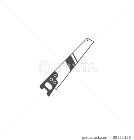 Metal saw icon logo design illustration Metal saw icon logo design illustration 89351338