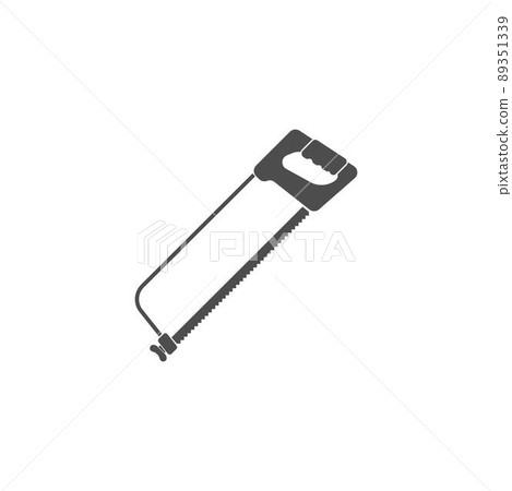 Metal saw icon logo design illustration 89351339
