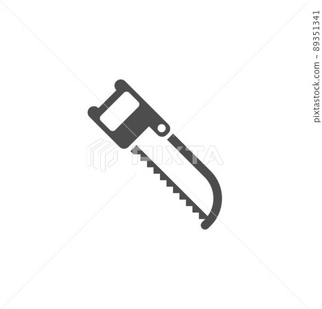 Metal saw icon logo design illustration Metal saw icon logo design illustration 89351341