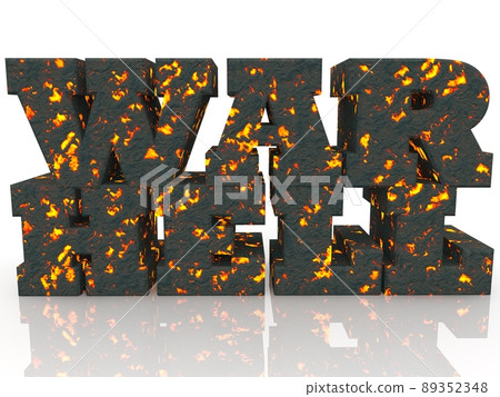 WARR HELL concept from volcanic lava 89352348