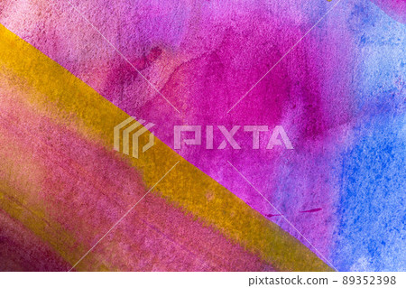 Multicolor creative watercolor background. Abstract stains and lines. Banner. Multicolor creative watercolor background. Abstract stains and lines. Banner. 89352398