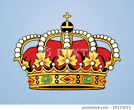 Crown symbol. Vector drawing icon 89353023