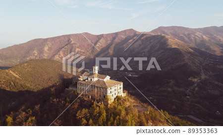 Aerial view of the Sanctuary of Saint Ignatius of Loyola. Aerial view of the Sanctuary of Saint Ignatius of Loyola. 89353363