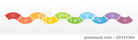 10 step process modern infographic diagram 10 step process modern infographic diagram 89353364
